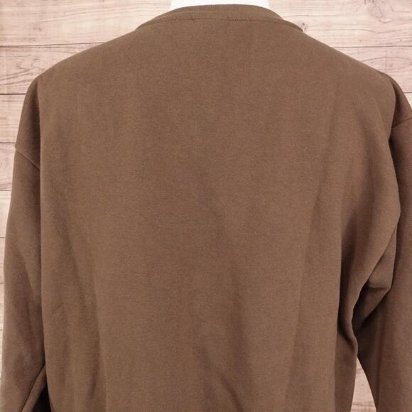 Yellowstone Dutton Ranch Sweatshirt Mens XL Brown Crewneck Western TV Show 1886 - Picture 4 of 7